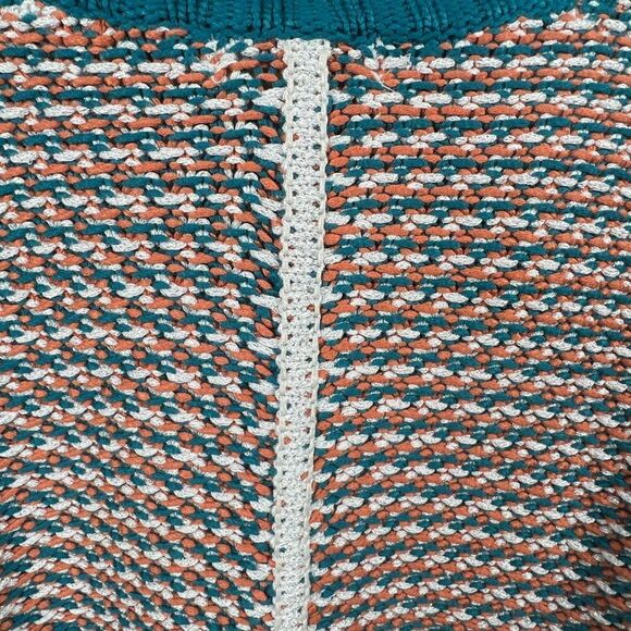 NWT Ramy Brook Larson Metallic Knit V-Neck Sweater Multicolor Size M - Picture 10 of 16